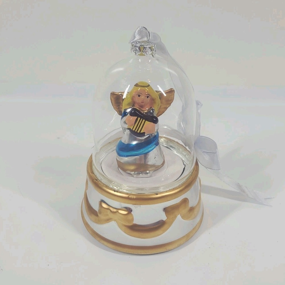 Mr. Christmas Spinning Angel Musical Ornament Hark The Herald Angel- Works